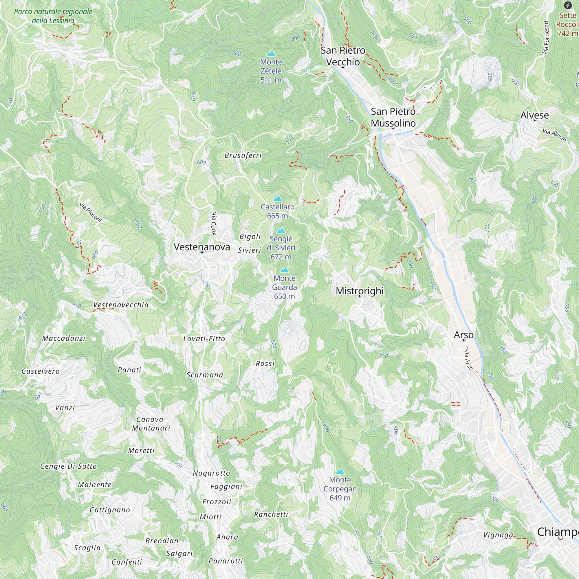 Trattoria Albaromatto map