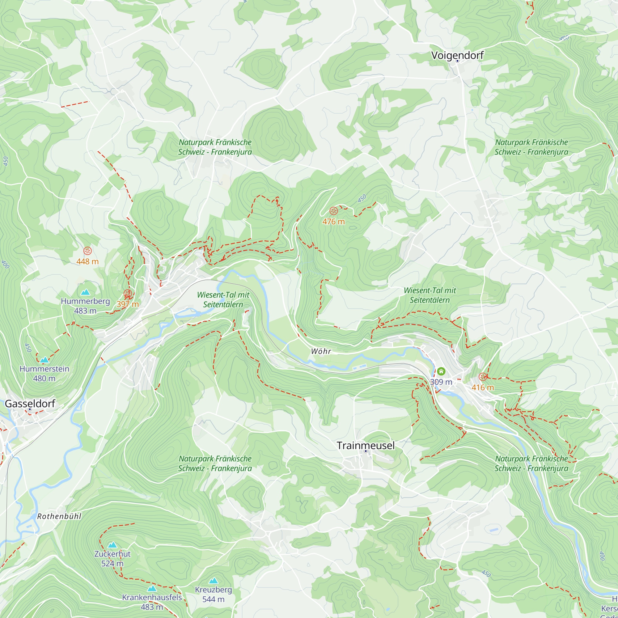 Fritz-Hasenschwanz-Hütte map