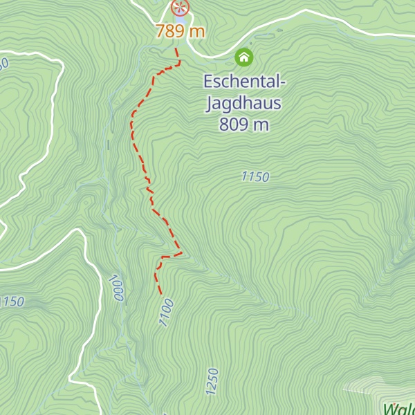 Map of Wagnersleger Jagdhaus