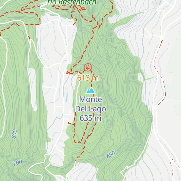 Map of Monte Del Lago