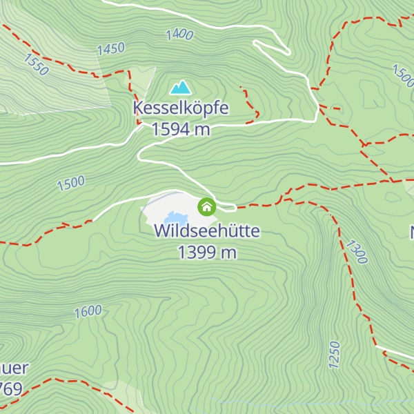 Map of Wildseehütte