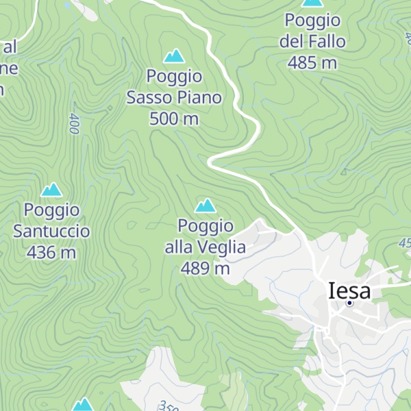 Map of Poggio alla Veglia
