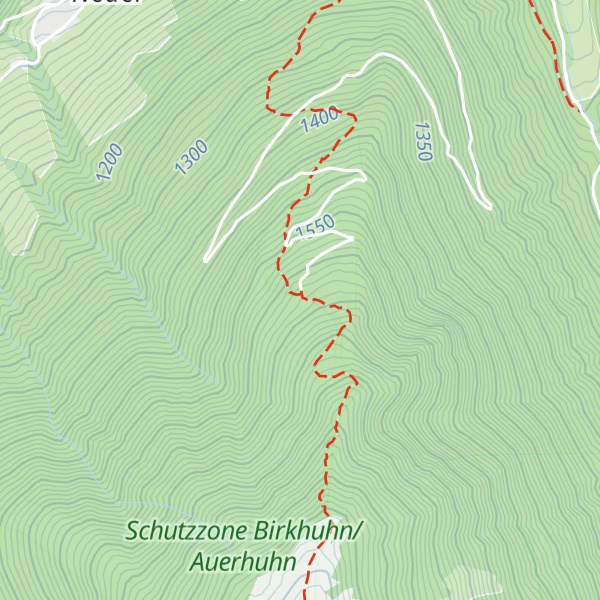Map of Nederer Hütte (Jagdhütte)