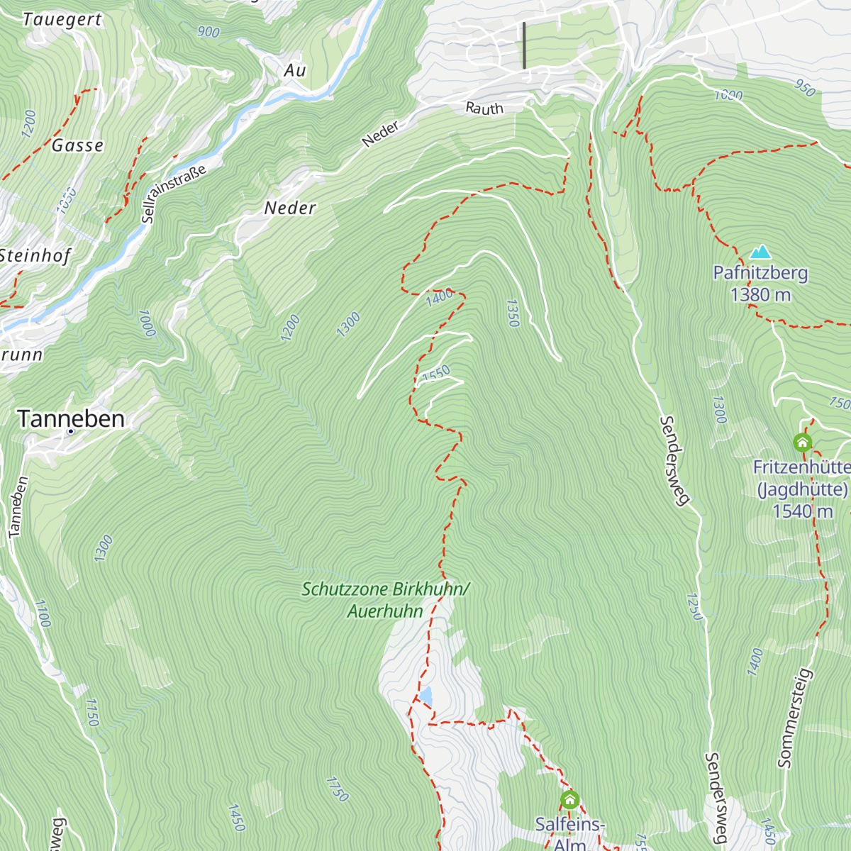 Nederer Hütte (Jagdhütte) map