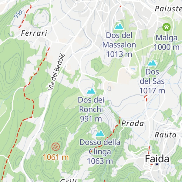 Map of Dos dei Ronchi