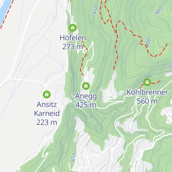 Map of Anegg