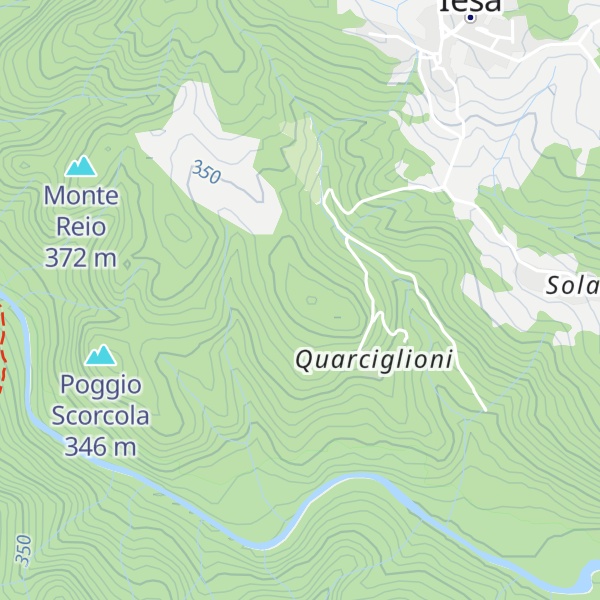 Map of Poggio Cristiani