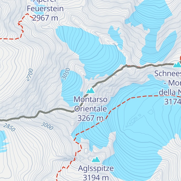 Map of Montarso Orientale