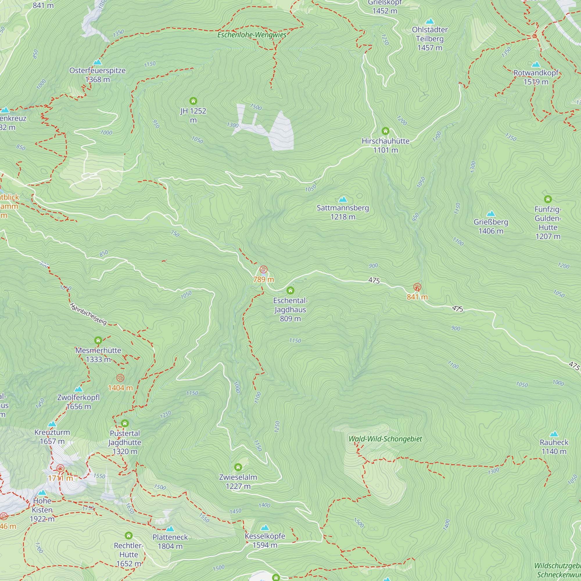Eschental-Jagdhaus map