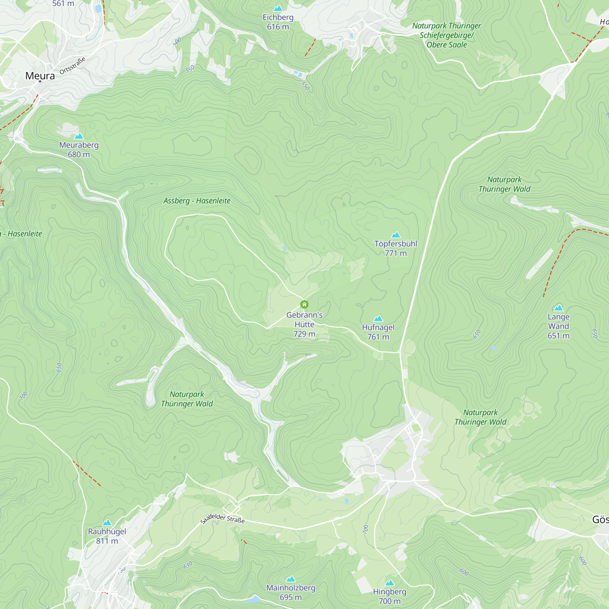 Gebrann's Hütte map