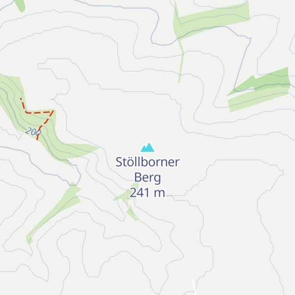 Map of Stöllborner Berg