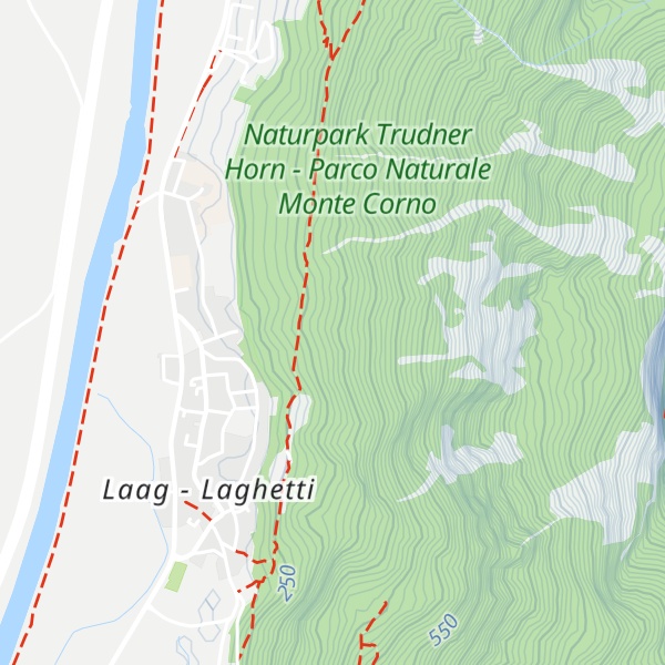 Map of Sas delle Nove