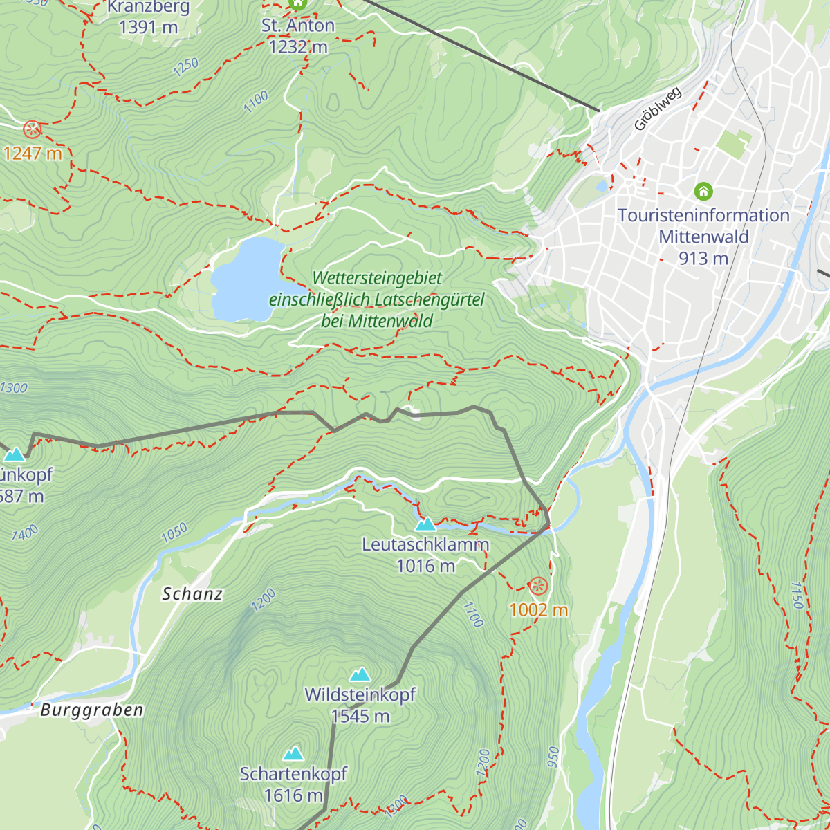 Berggasthaus Ederkanzel map