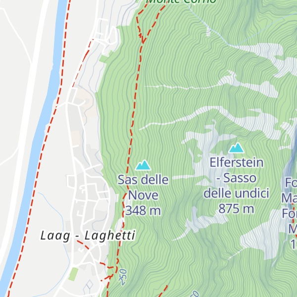 Map of Sas della Gnapa