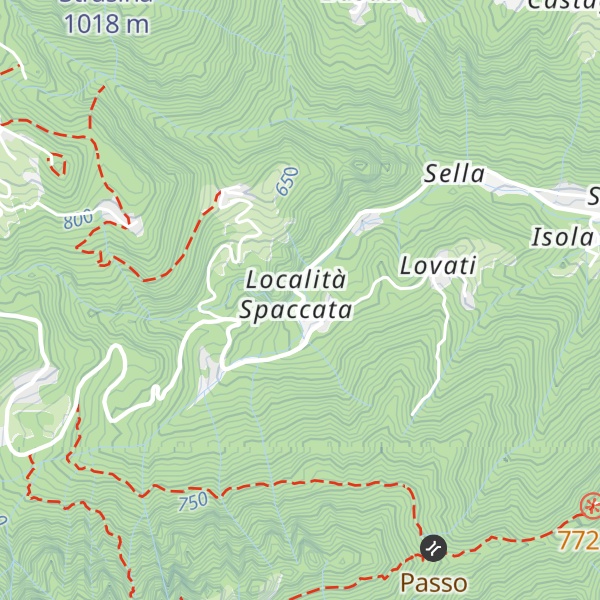 Map of Ristoro Montagna Spaccata