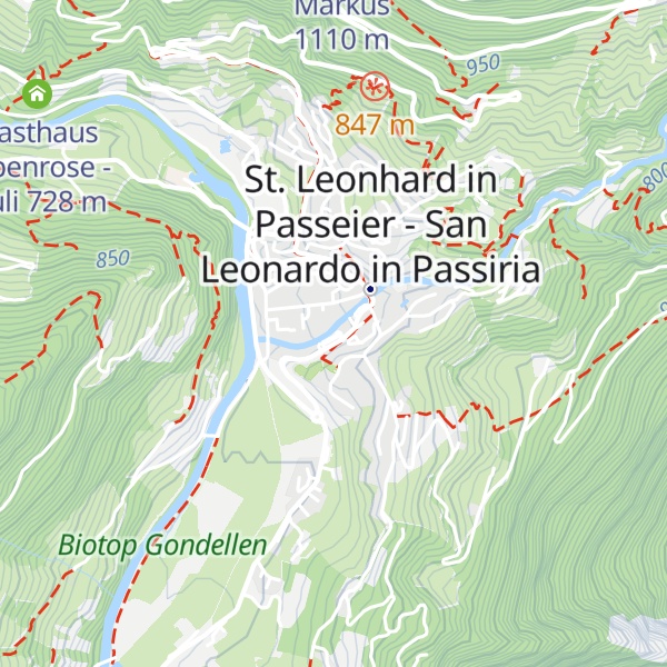 Map of Tourismusverein Passeiertal