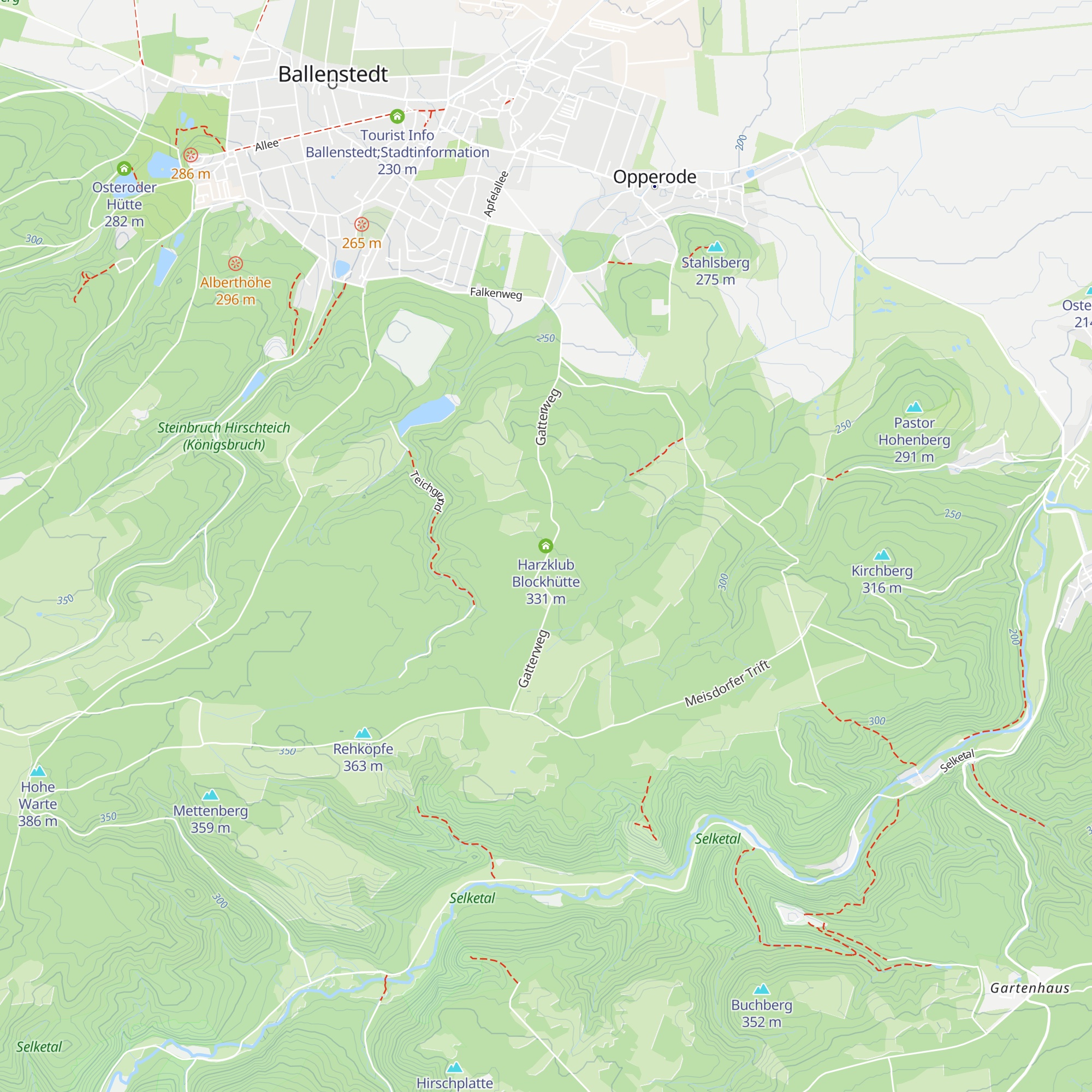 Harzklub Blockhütte map