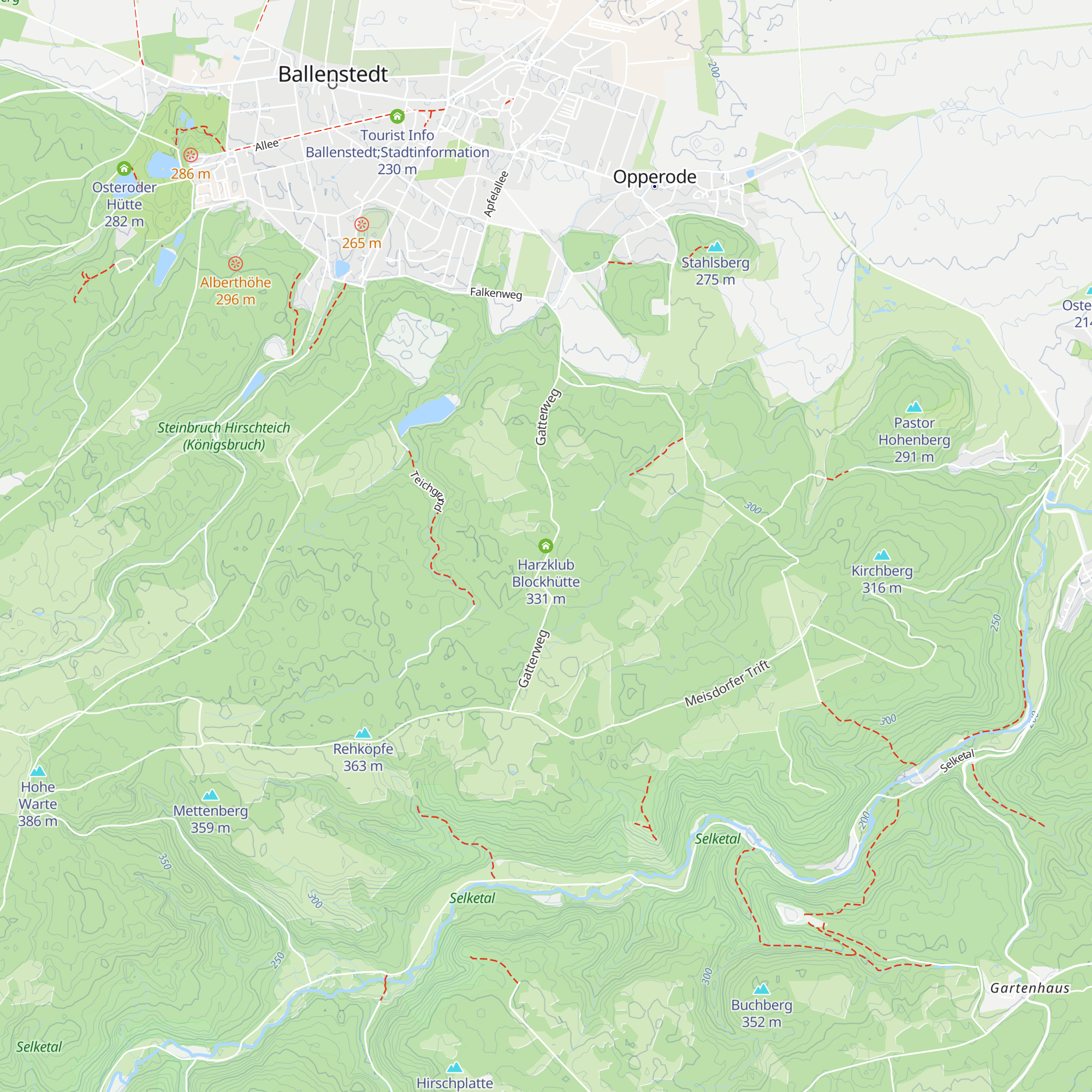 Harzklub Blockhütte map