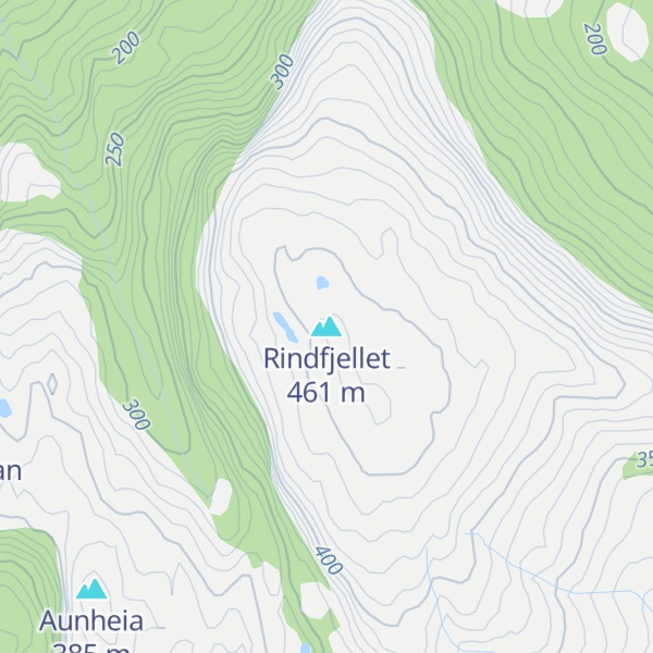 Map of Rindfjellet