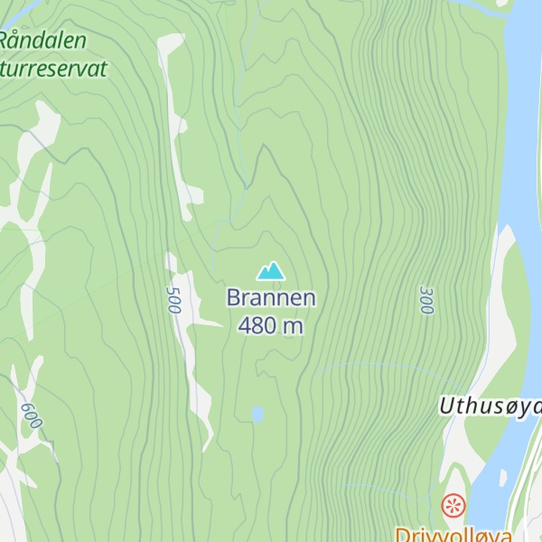 Map of Brannen