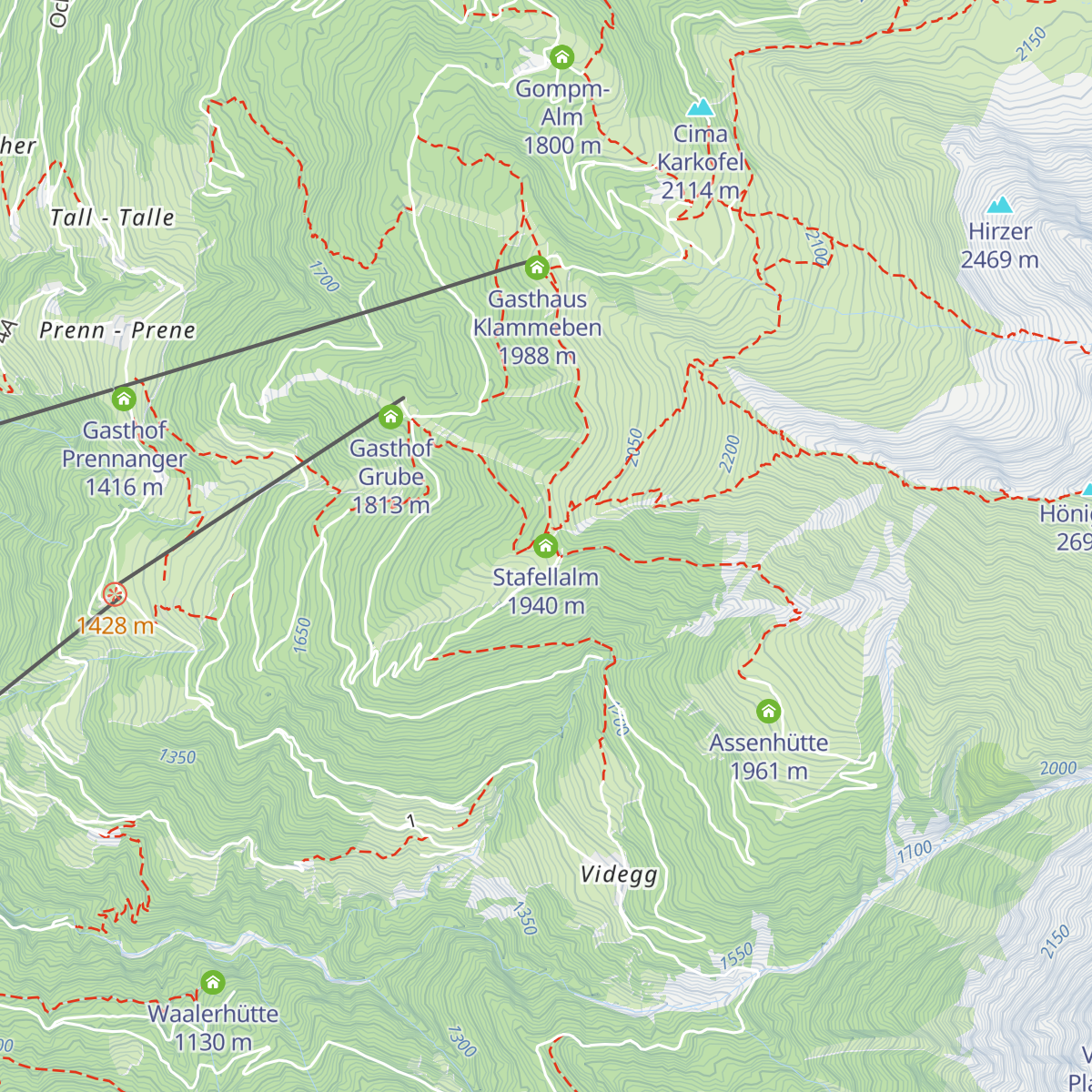 Stafellalm map