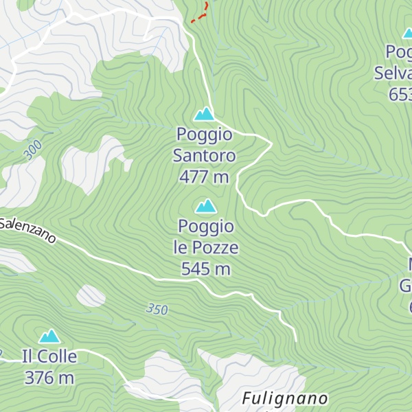 Map of Poggio le Pozze