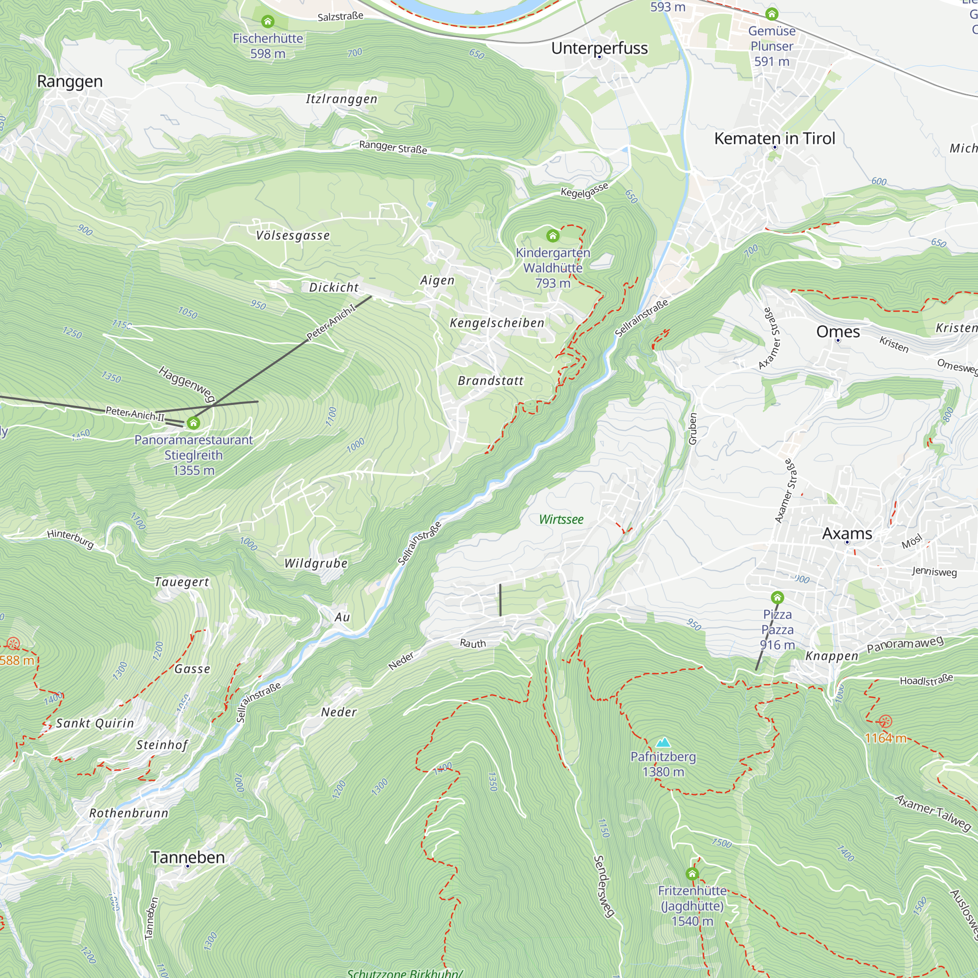 Straßenmeisterei Zirl - Hütte Sellrain map