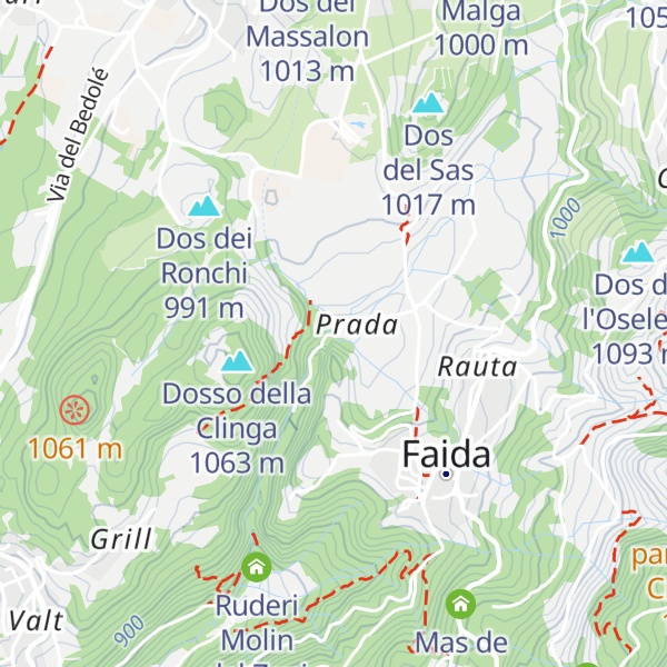 Map of Ruderi Molin de la Ita