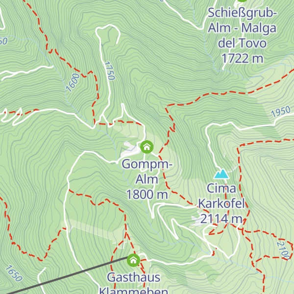 Map of Gompm-Alm