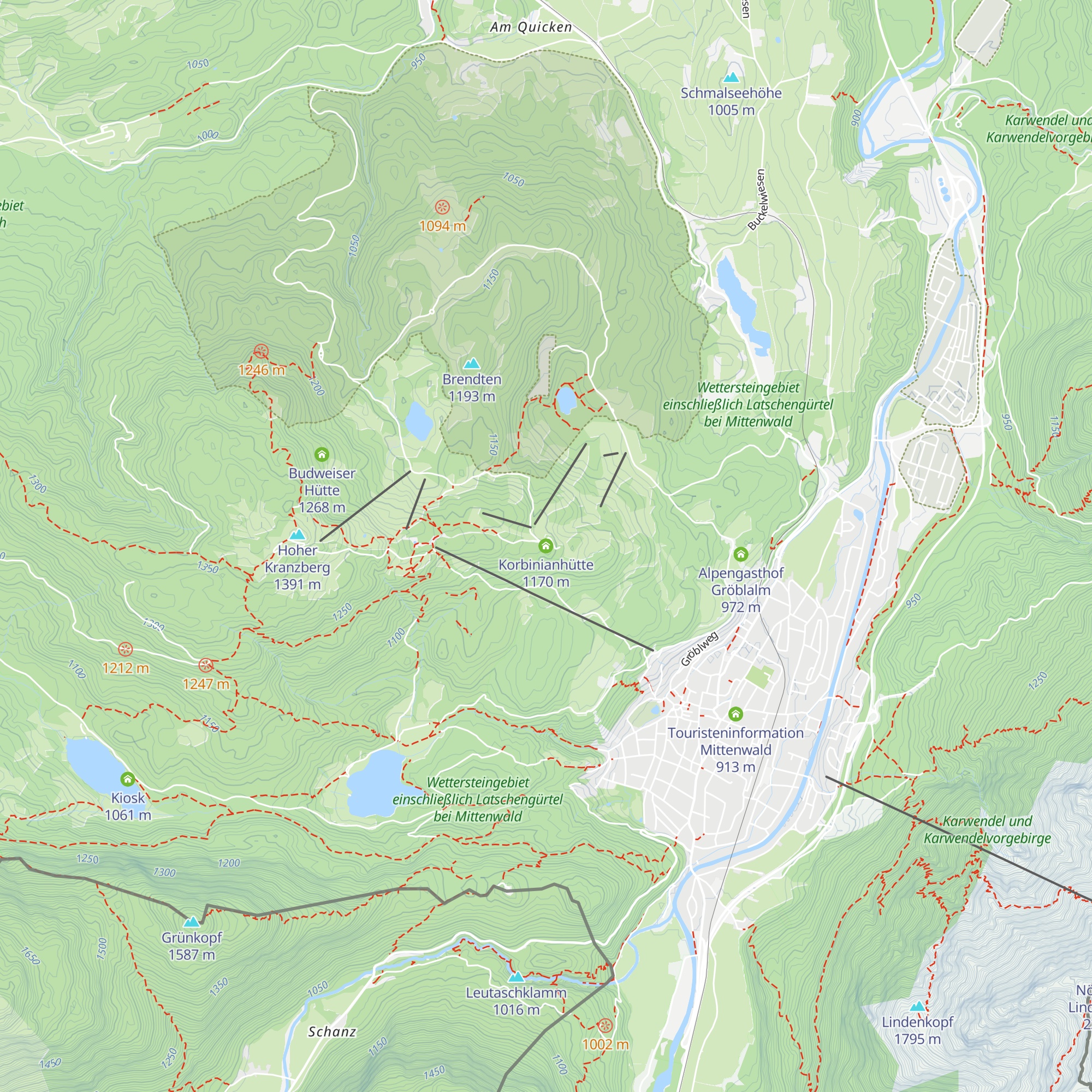 Korbinianhütte map