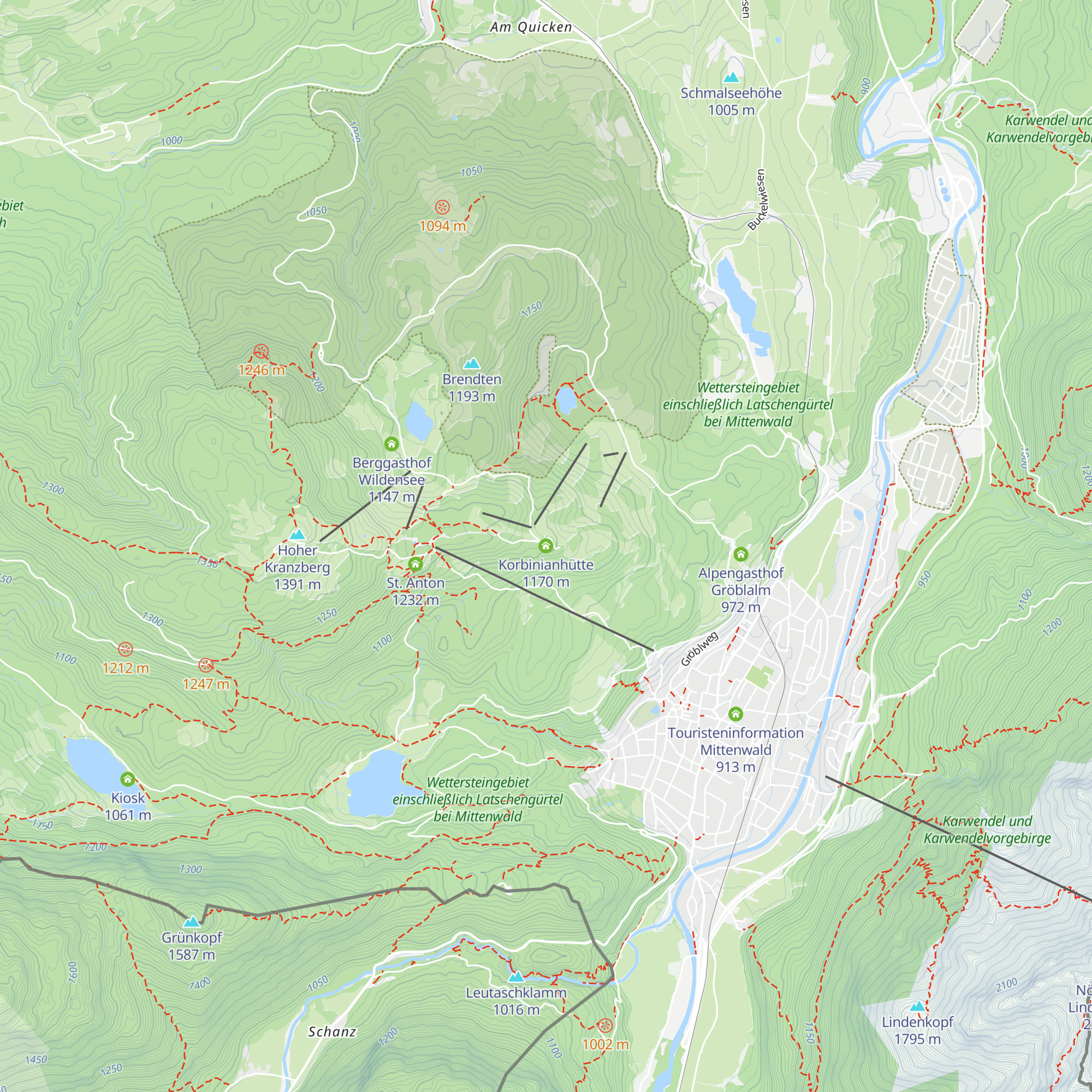 Korbinianhütte map
