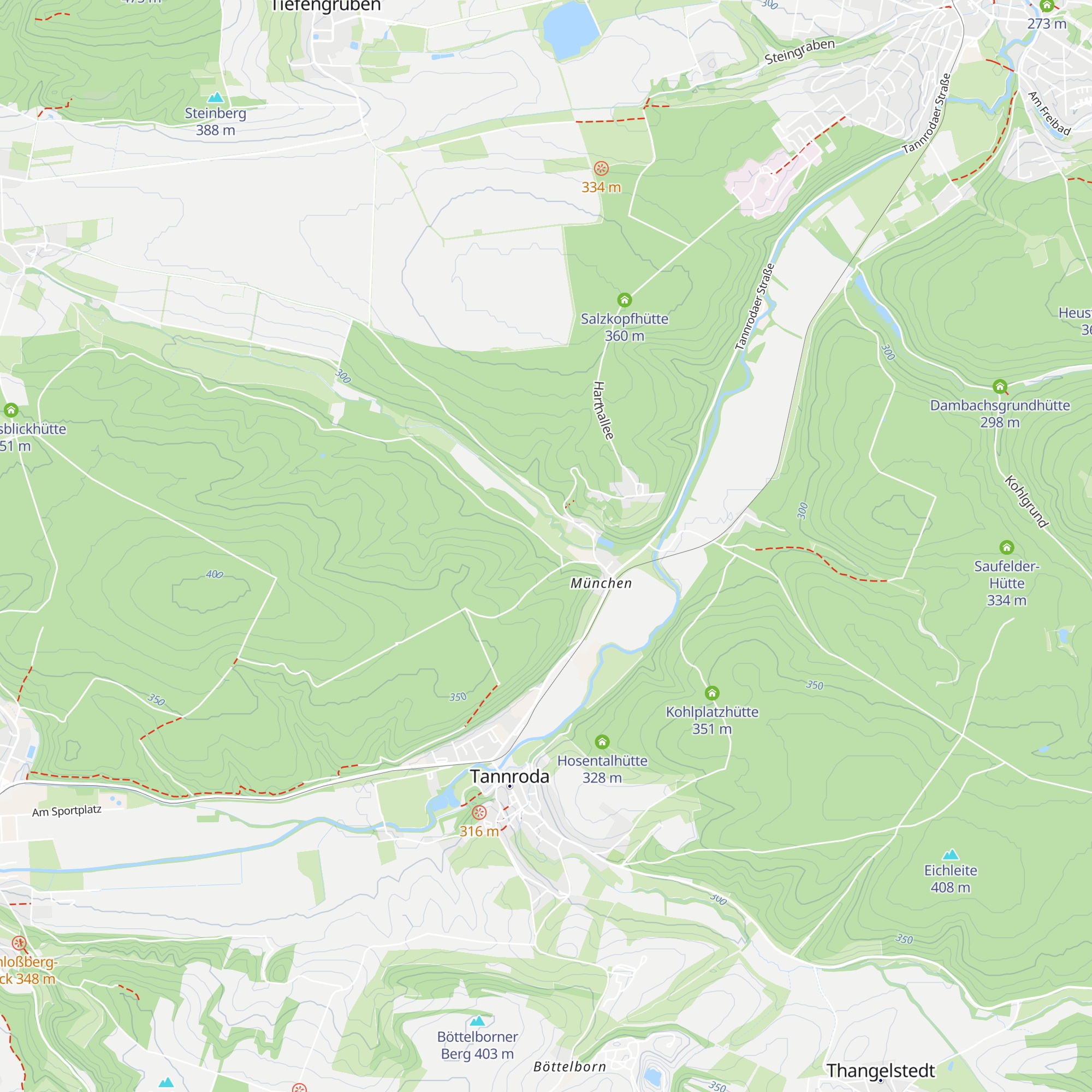 Münchener Hütte map