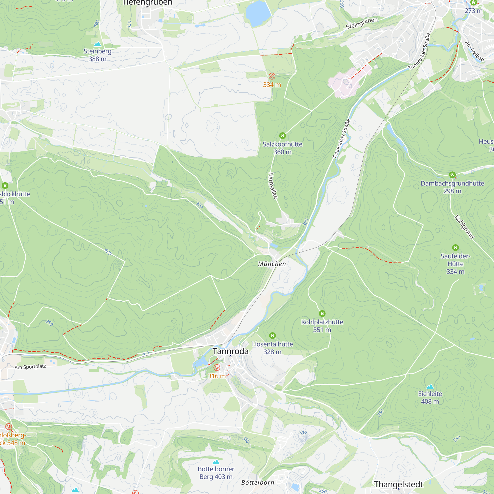 Münchener Hütte map
