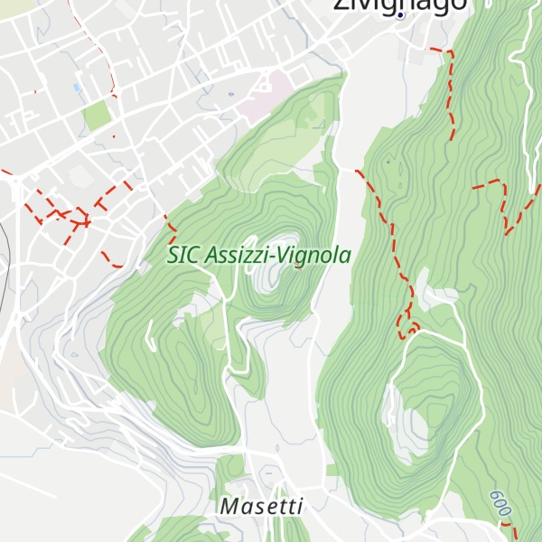 Map of Colle del Castello