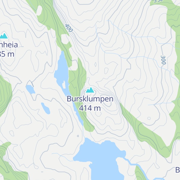Map of Bursklumpen