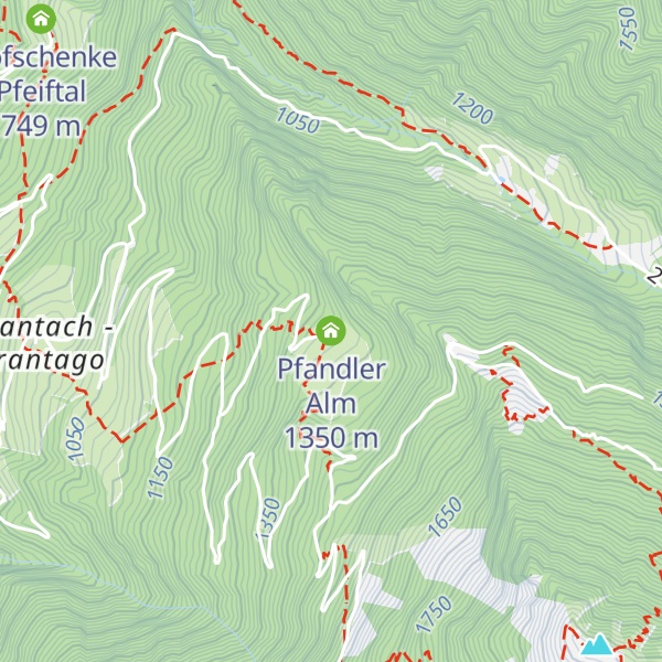 Map of Pfandler Alm
