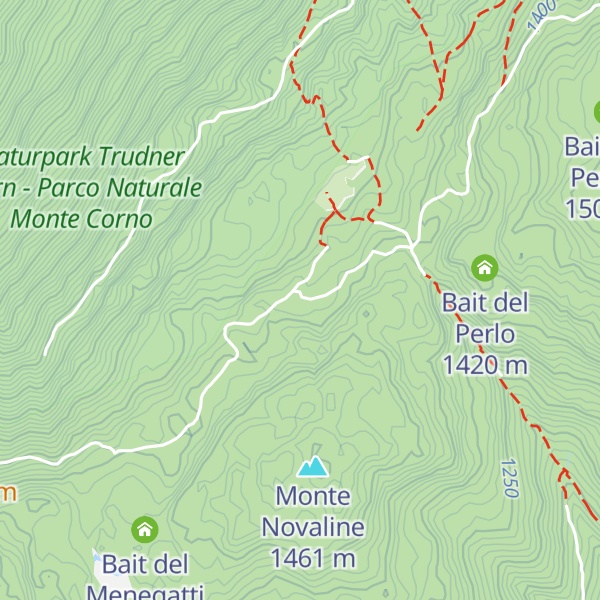 Map of Bait del Pinter