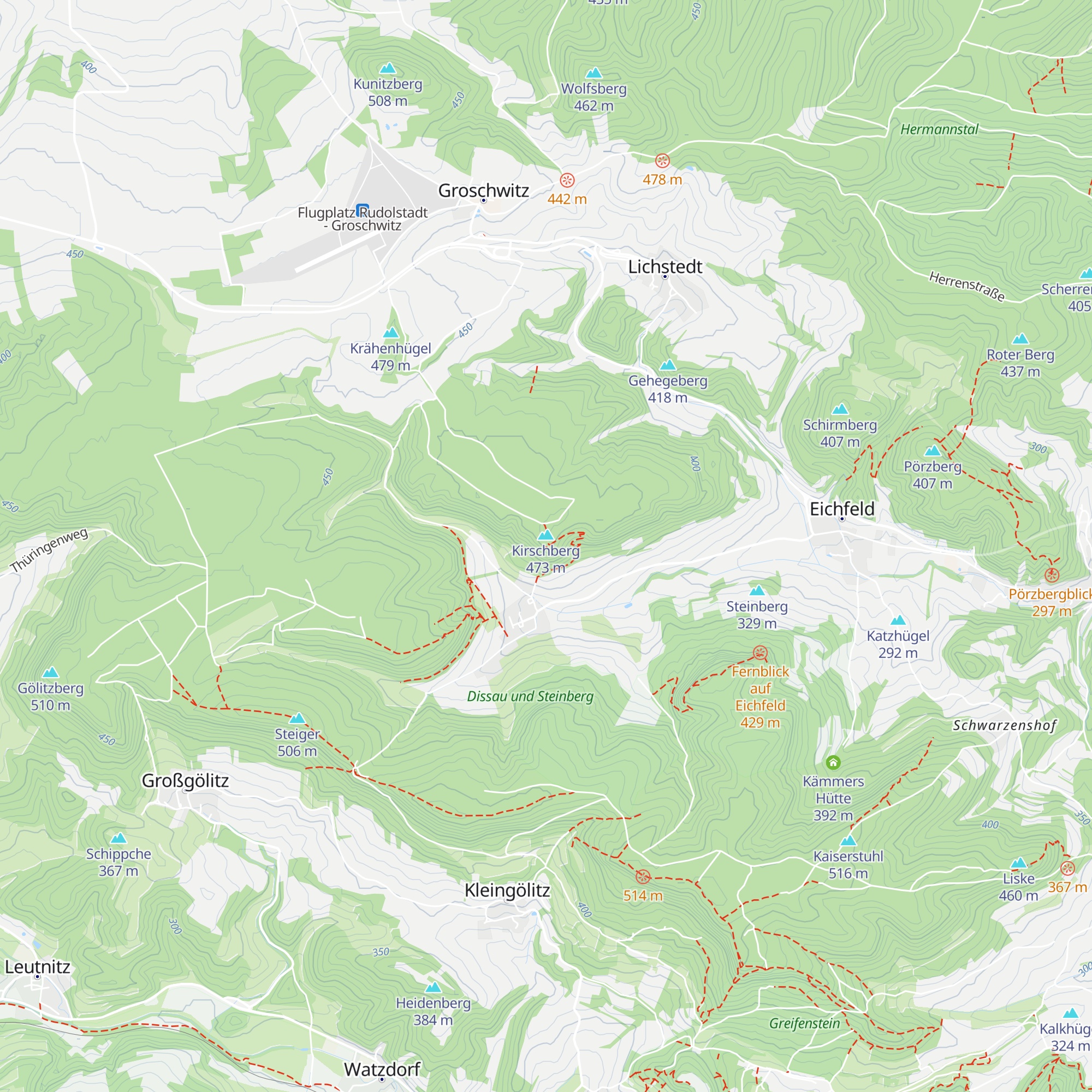 Steinhütte map