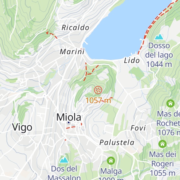 Map of Dosso di Miola