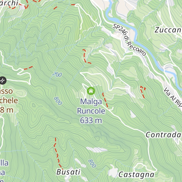 Map of Malga Runcole