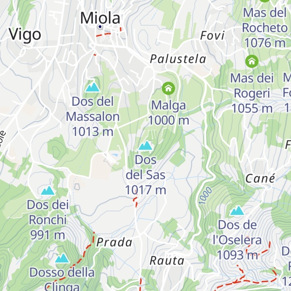 Map of Dos del Sas