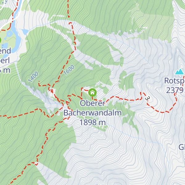 Map of Oberer Bacherwandalm