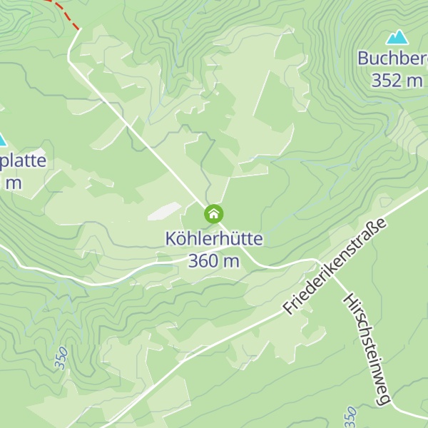 Map of Köhlerhütte