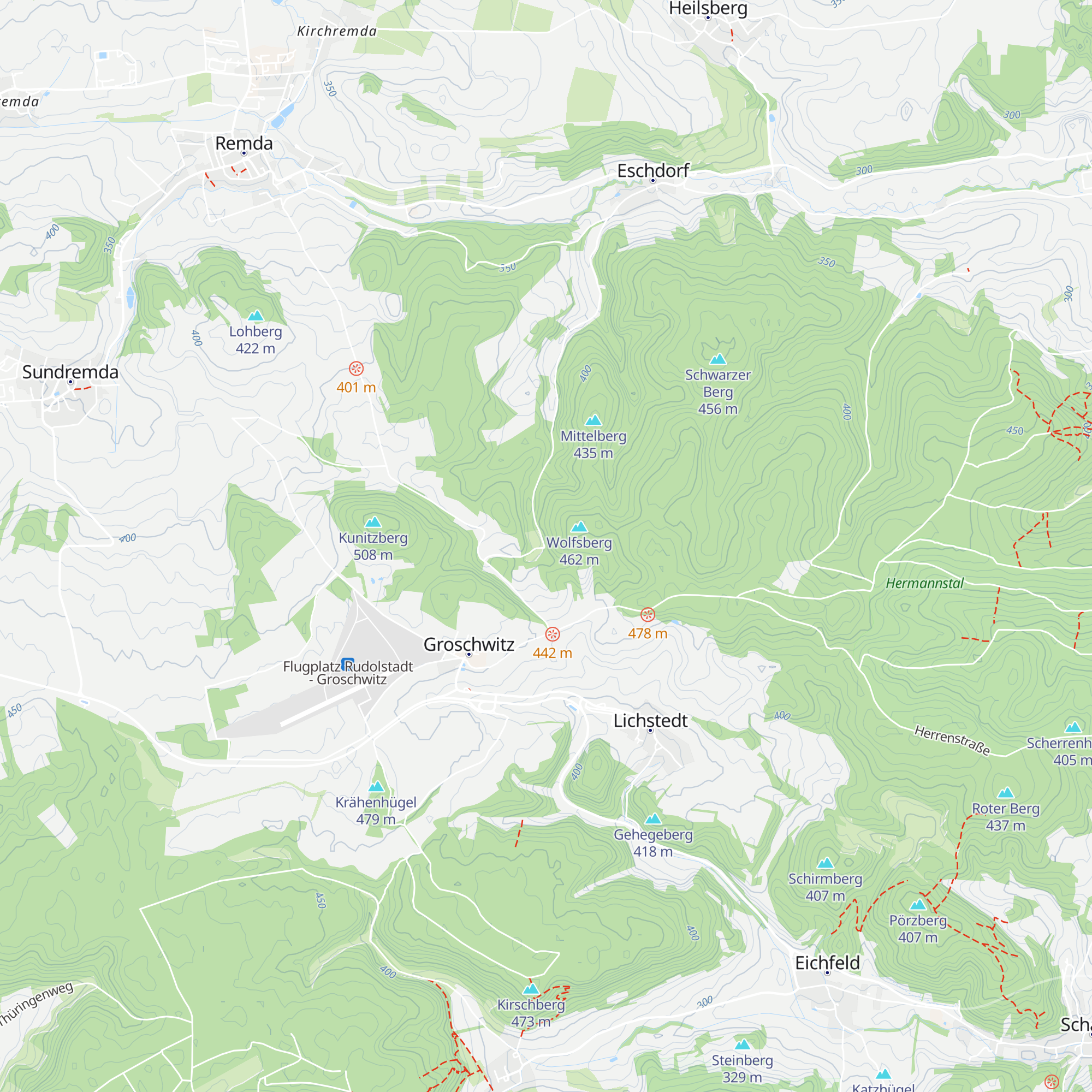 Schutzhütte Wolfsberg map
