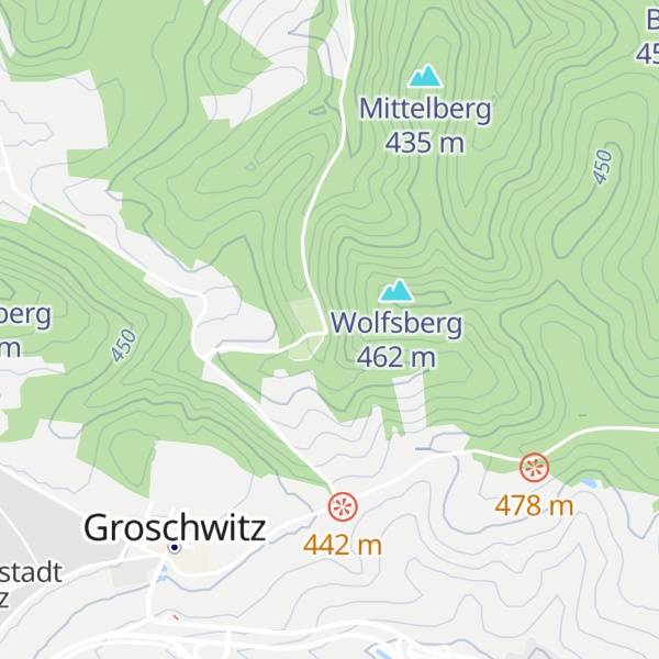 Map of Schutzhütte Wolfsberg