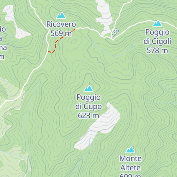Map of Poggio di Cupo
