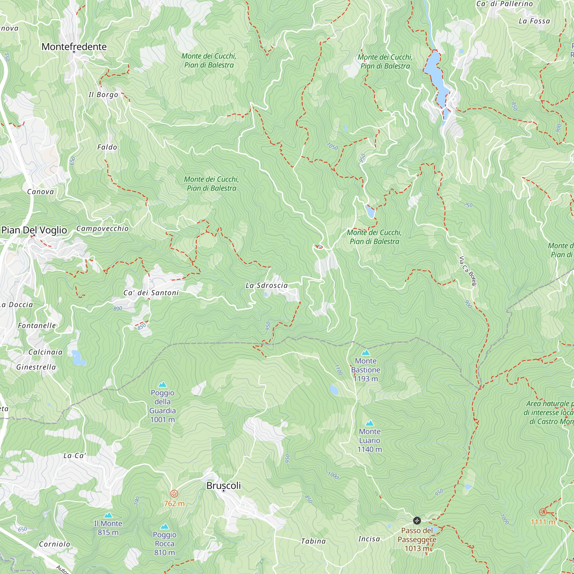 Baita del Cacciatore map