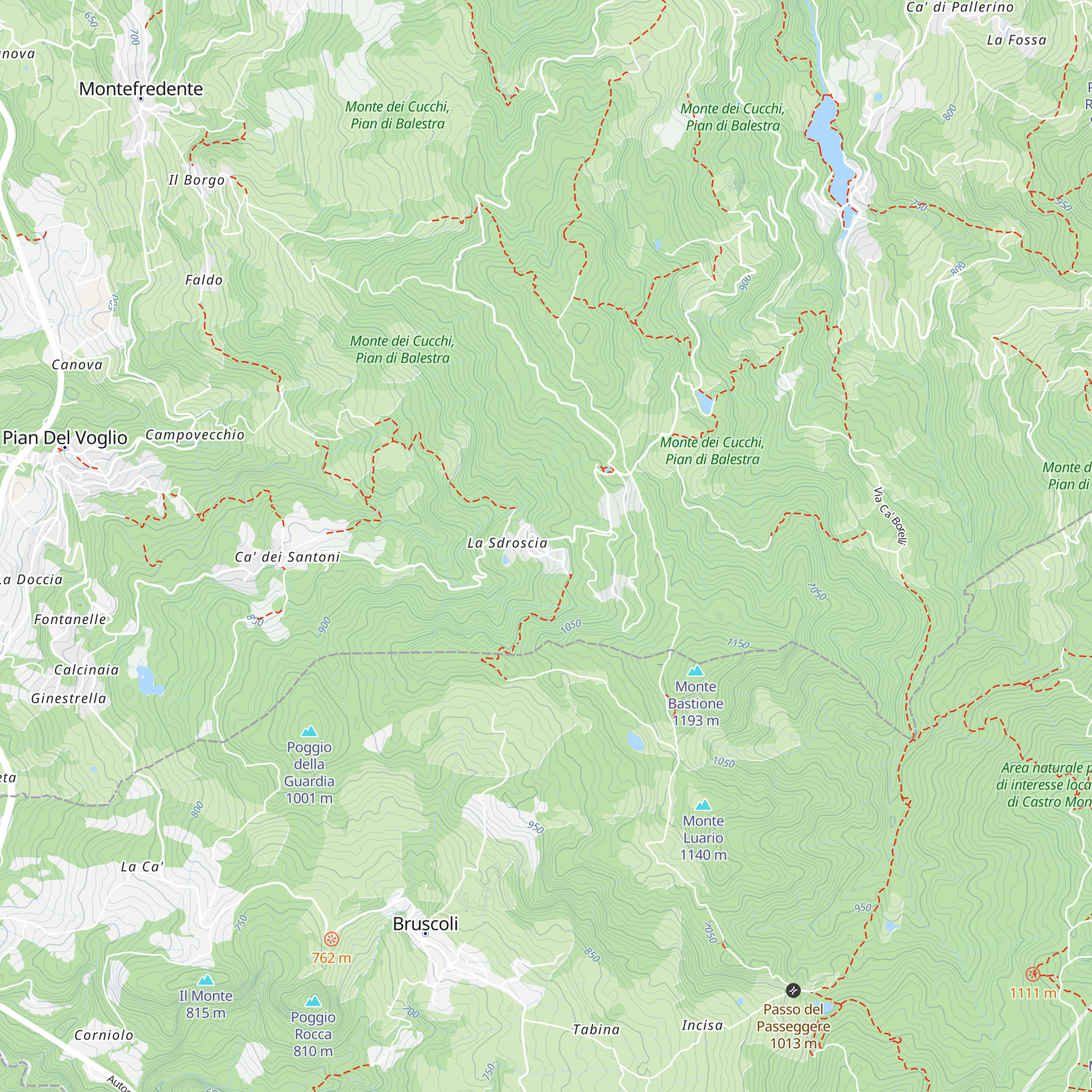 Baita del Cacciatore map
