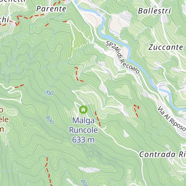 Map of Calcàra