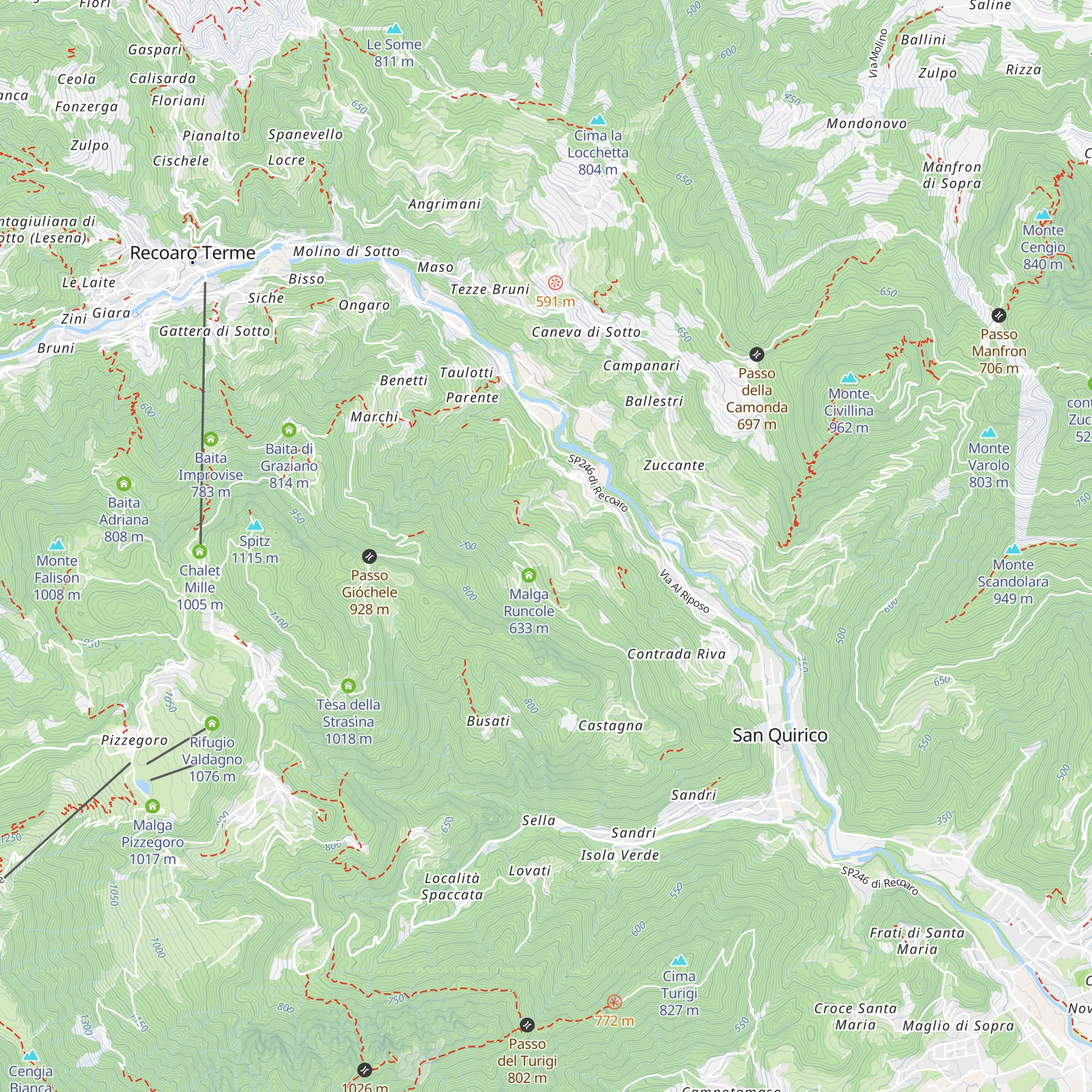 Calcàra map